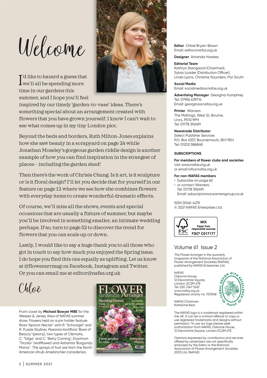 The Flower Arranger Preview Pages