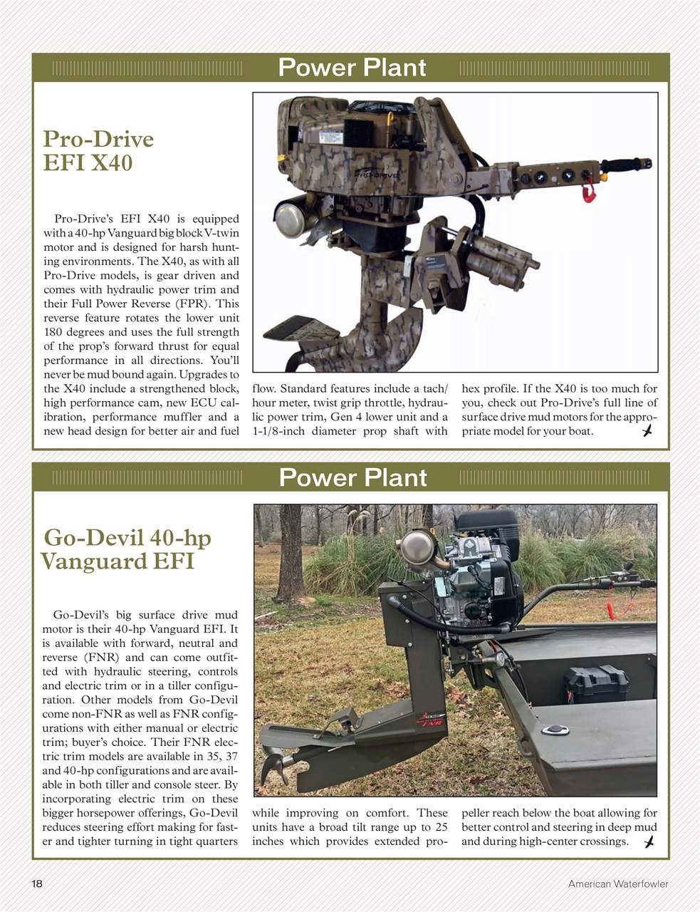 American Waterfowler Preview Pages
