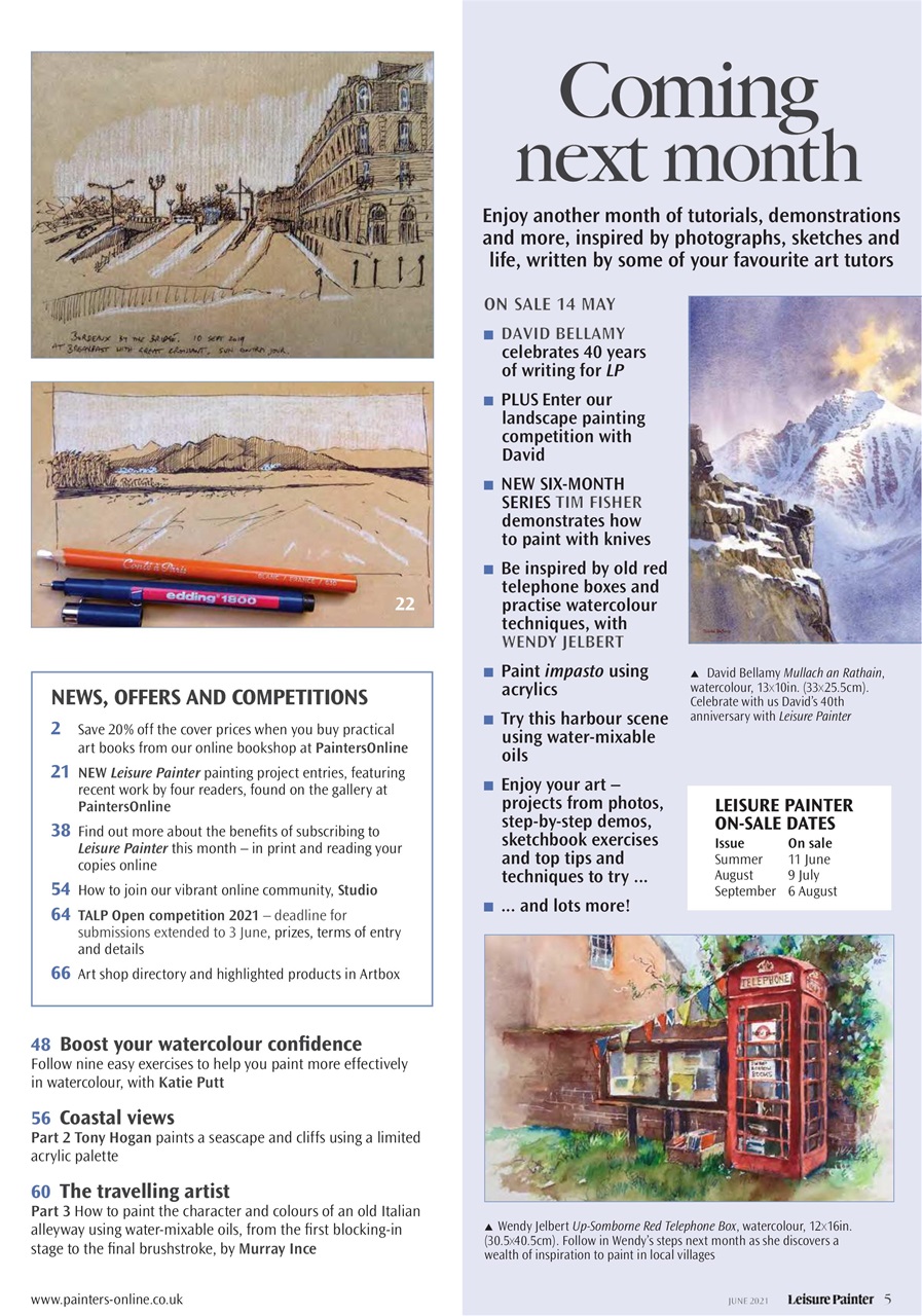 Leisure Painter & The Artist Preview Pages