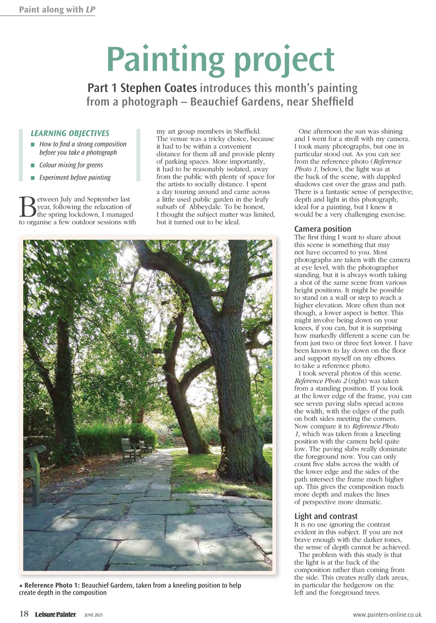 Leisure Painter & The Artist Preview Pages