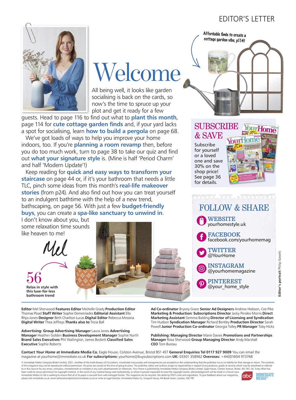 Your Home Magazine Preview Pages