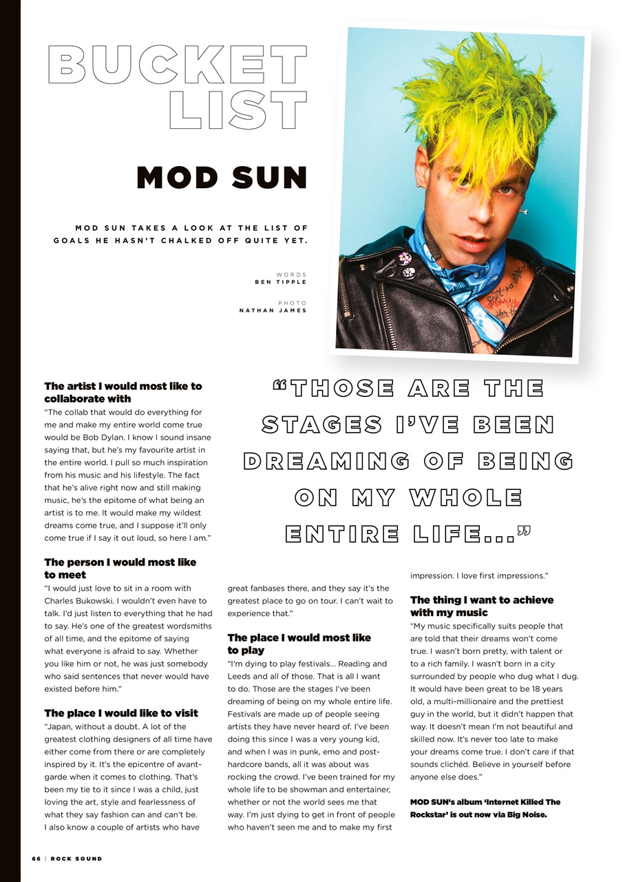 Rock Sound Magazine Preview Pages