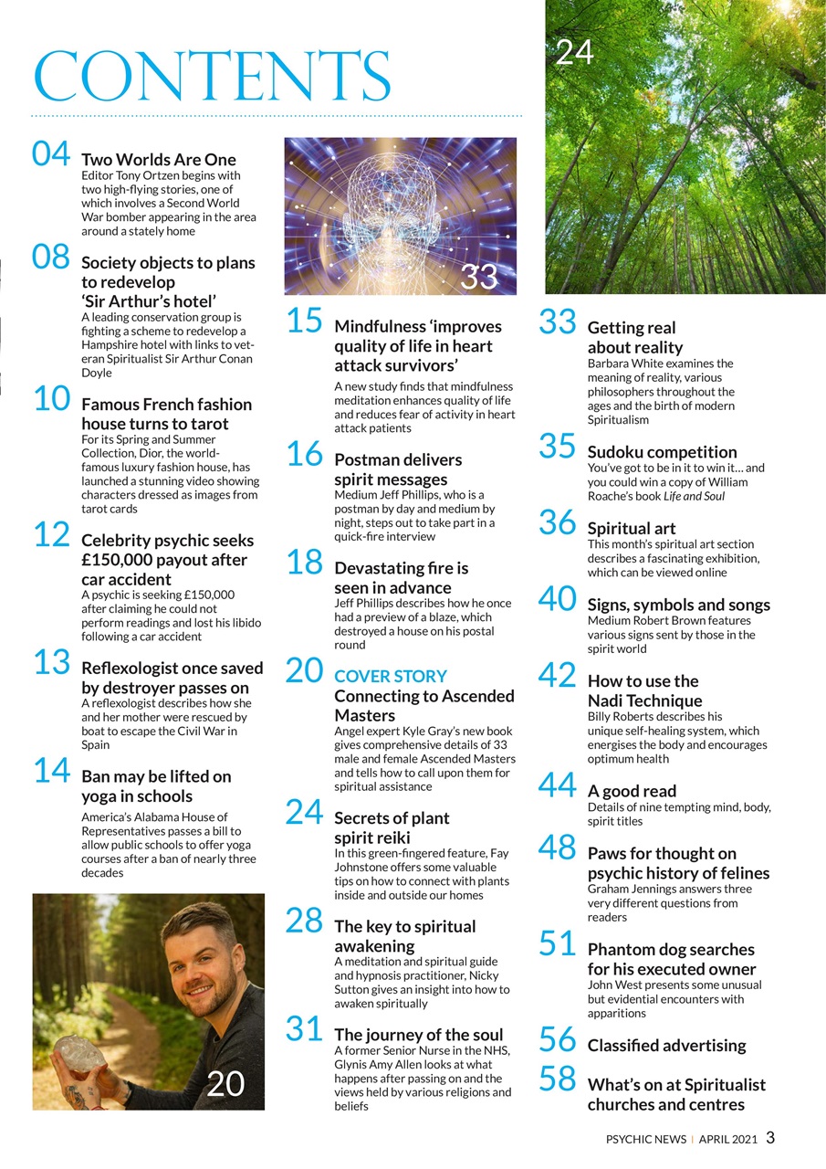 Psychic News Preview Pages