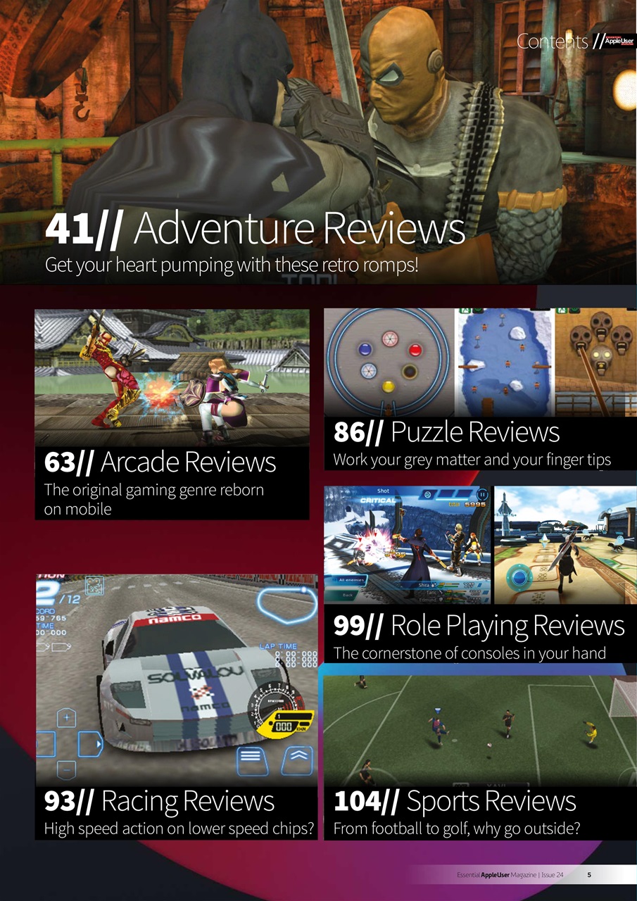 Essential Apple User Preview Pages