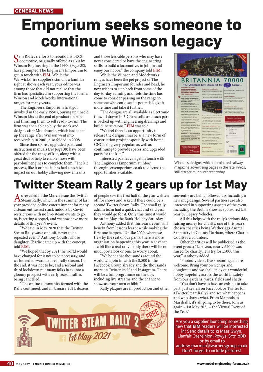 Engineering in Miniature Preview Pages