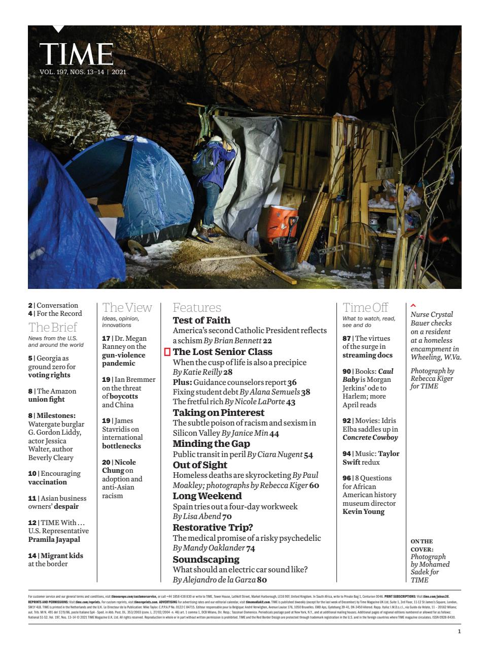 TIME Magazine Europe Preview Pages