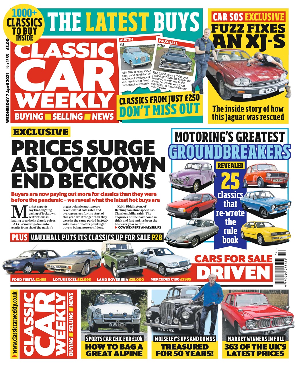 Classic Car Weekly Preview Pages