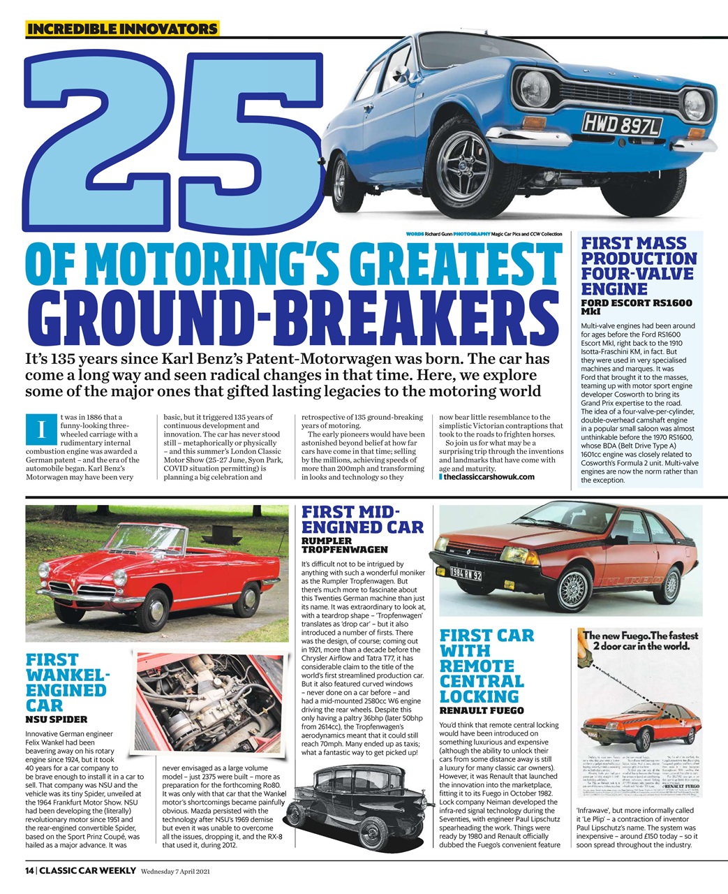 Classic Car Weekly Preview Pages