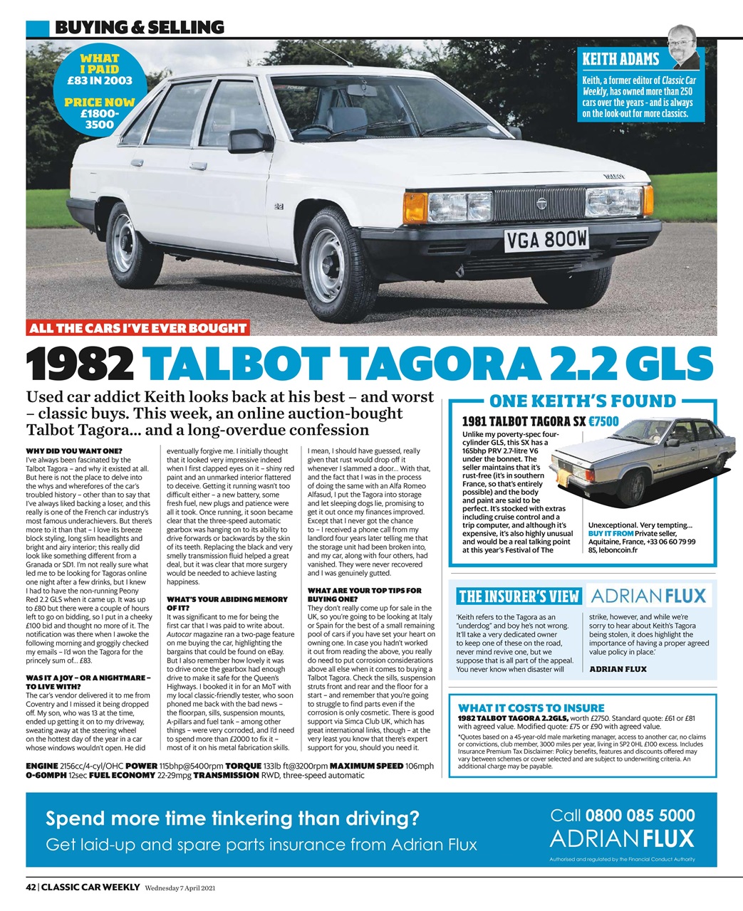 Classic Car Weekly Preview Pages