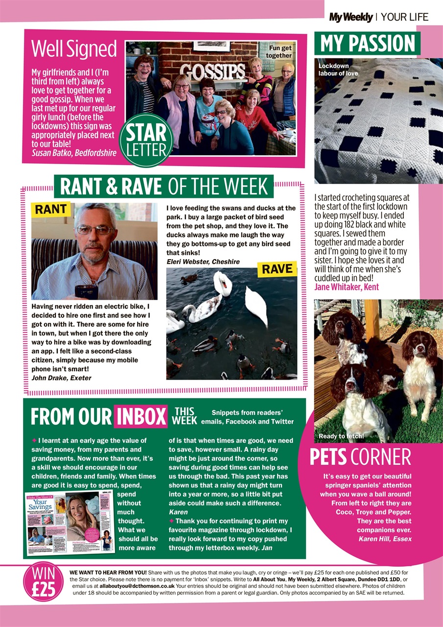 My Weekly Preview Pages