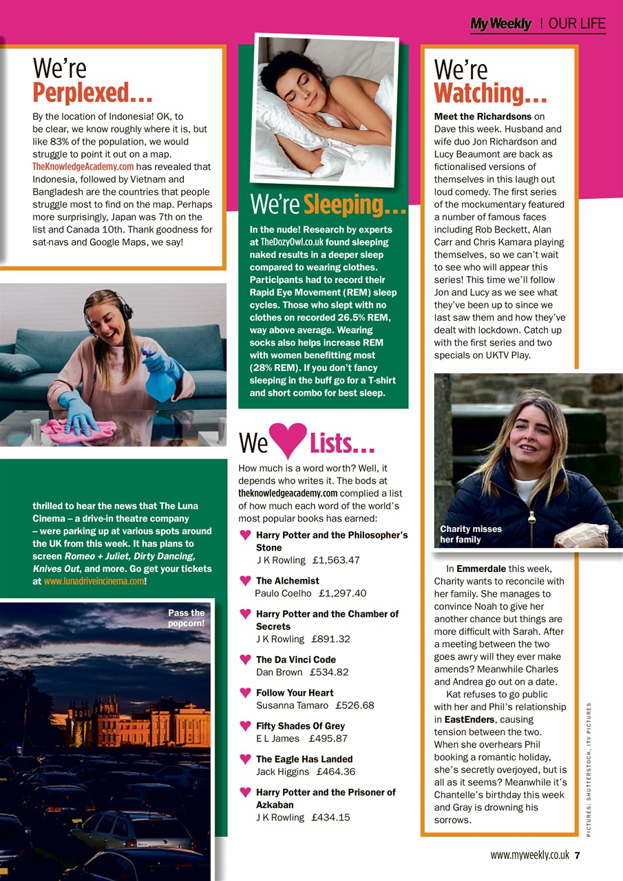 My Weekly Preview Pages