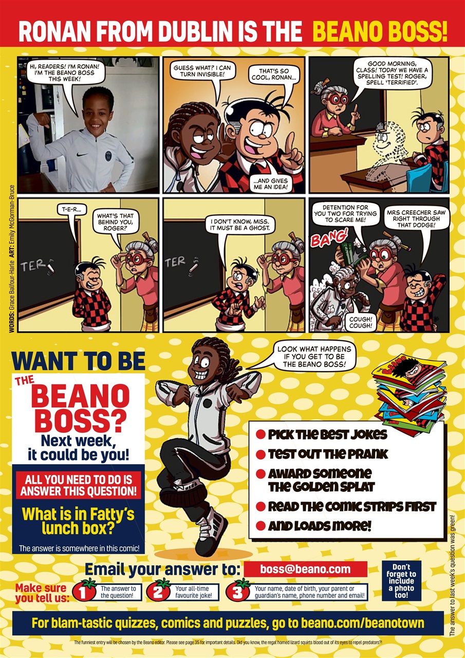 Beano Preview Pages