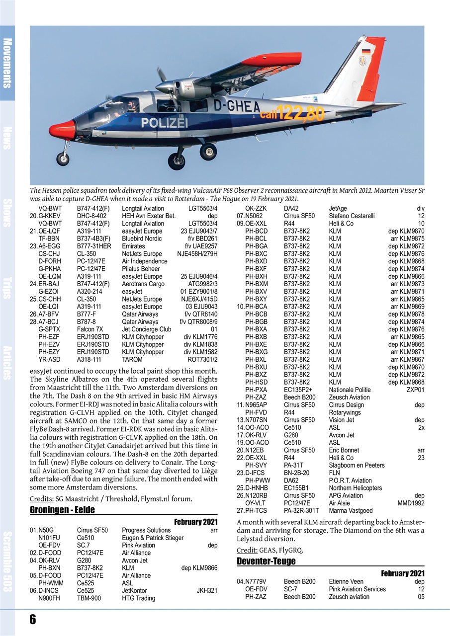 Scramble Magazine Preview Pages