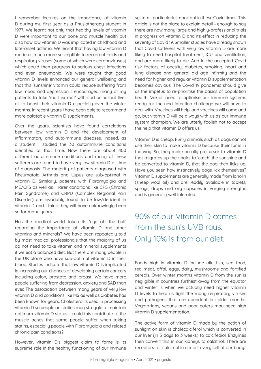 Fibromyalgia Magazine Preview Pages