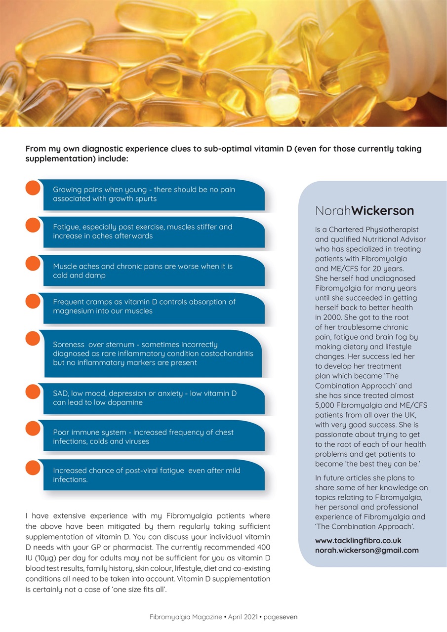 Fibromyalgia Magazine Preview Pages