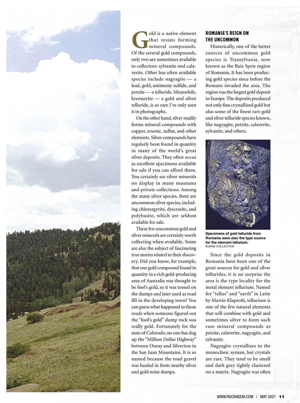 Rock&Gem Magazine Preview Pages