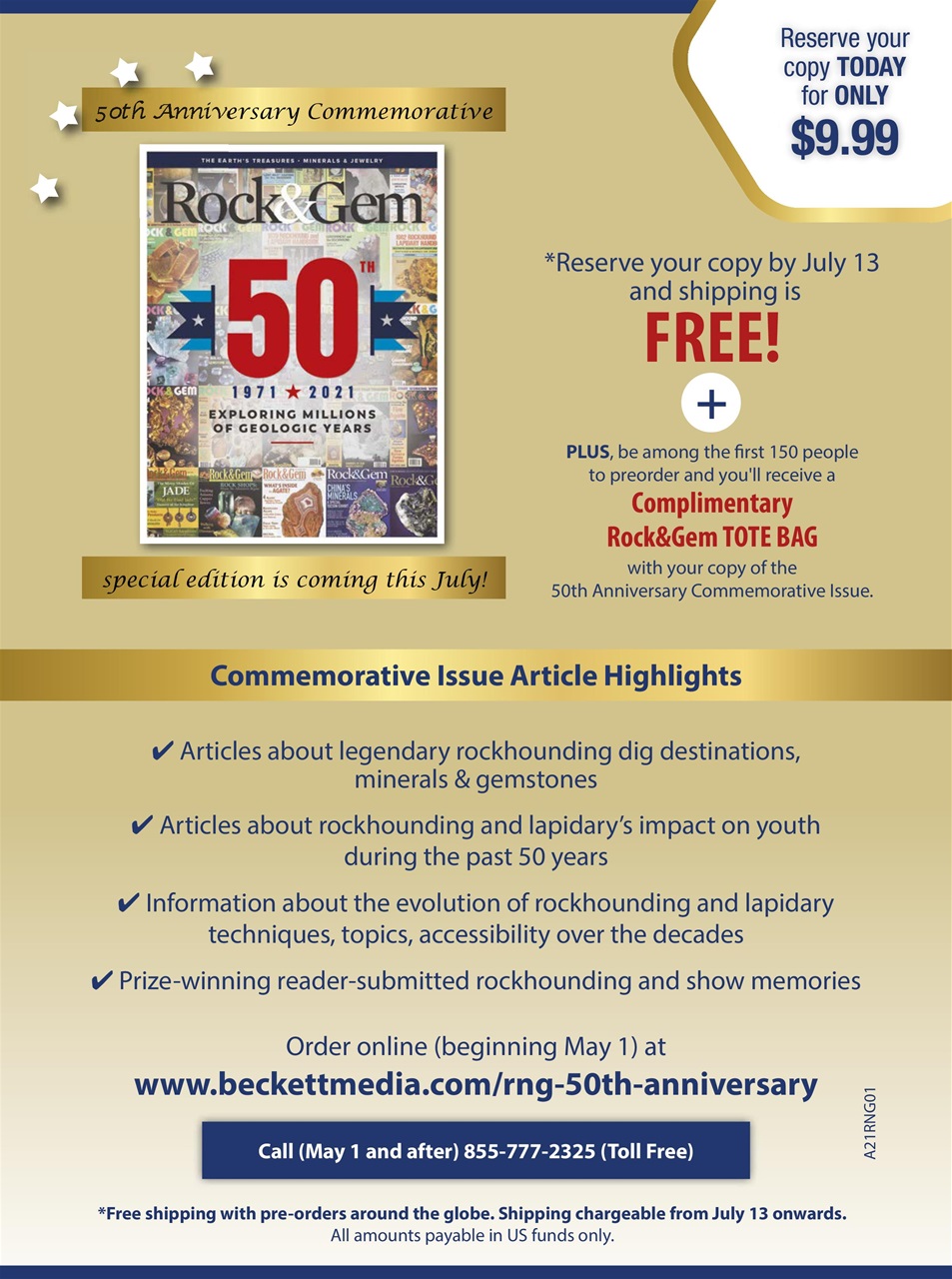 Rock&Gem Magazine Preview Pages