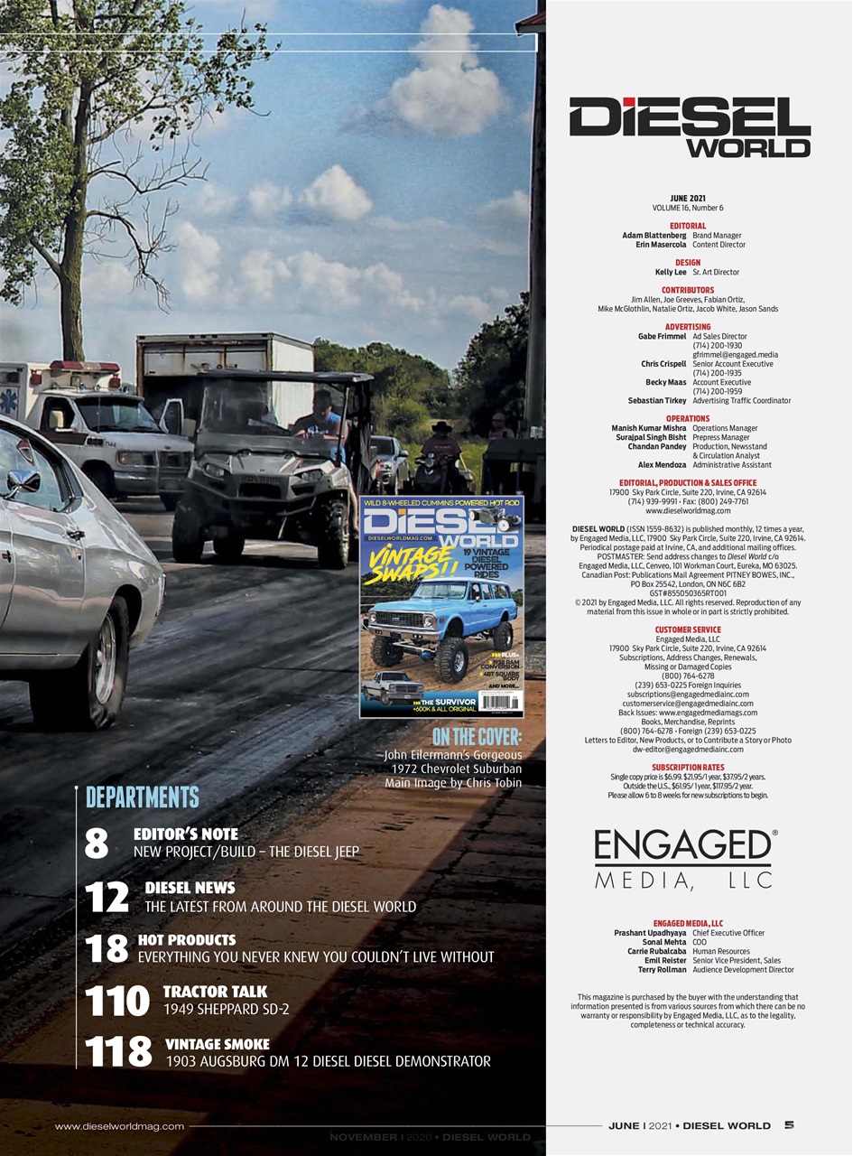 Diesel World Preview Pages