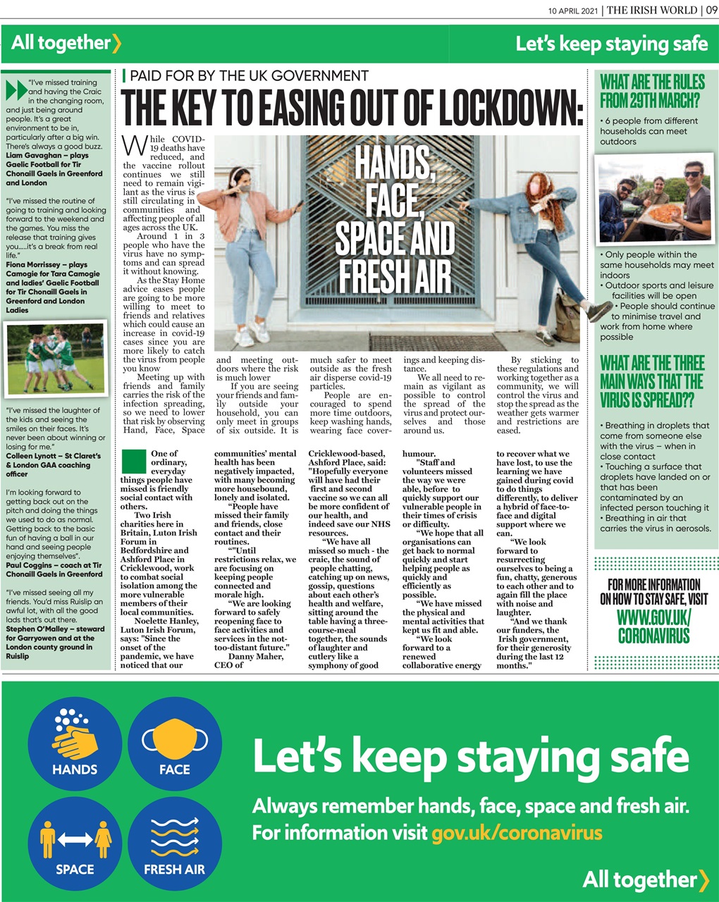 Irish World Preview Pages