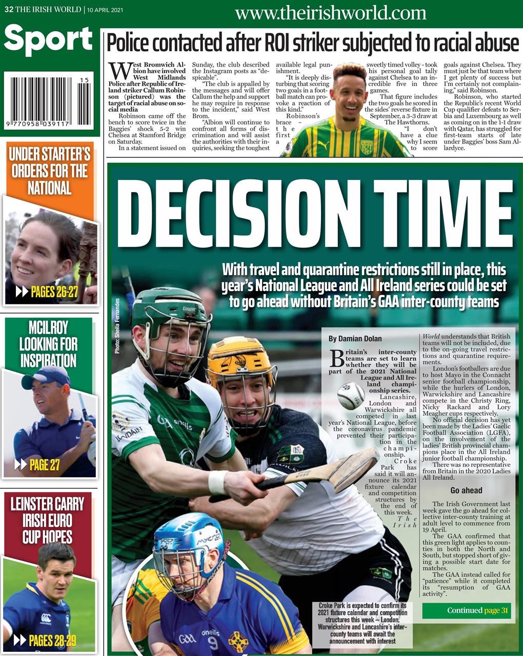 Irish World Preview Pages