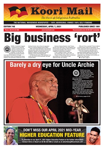 Koori Mail issue April 7, 2021