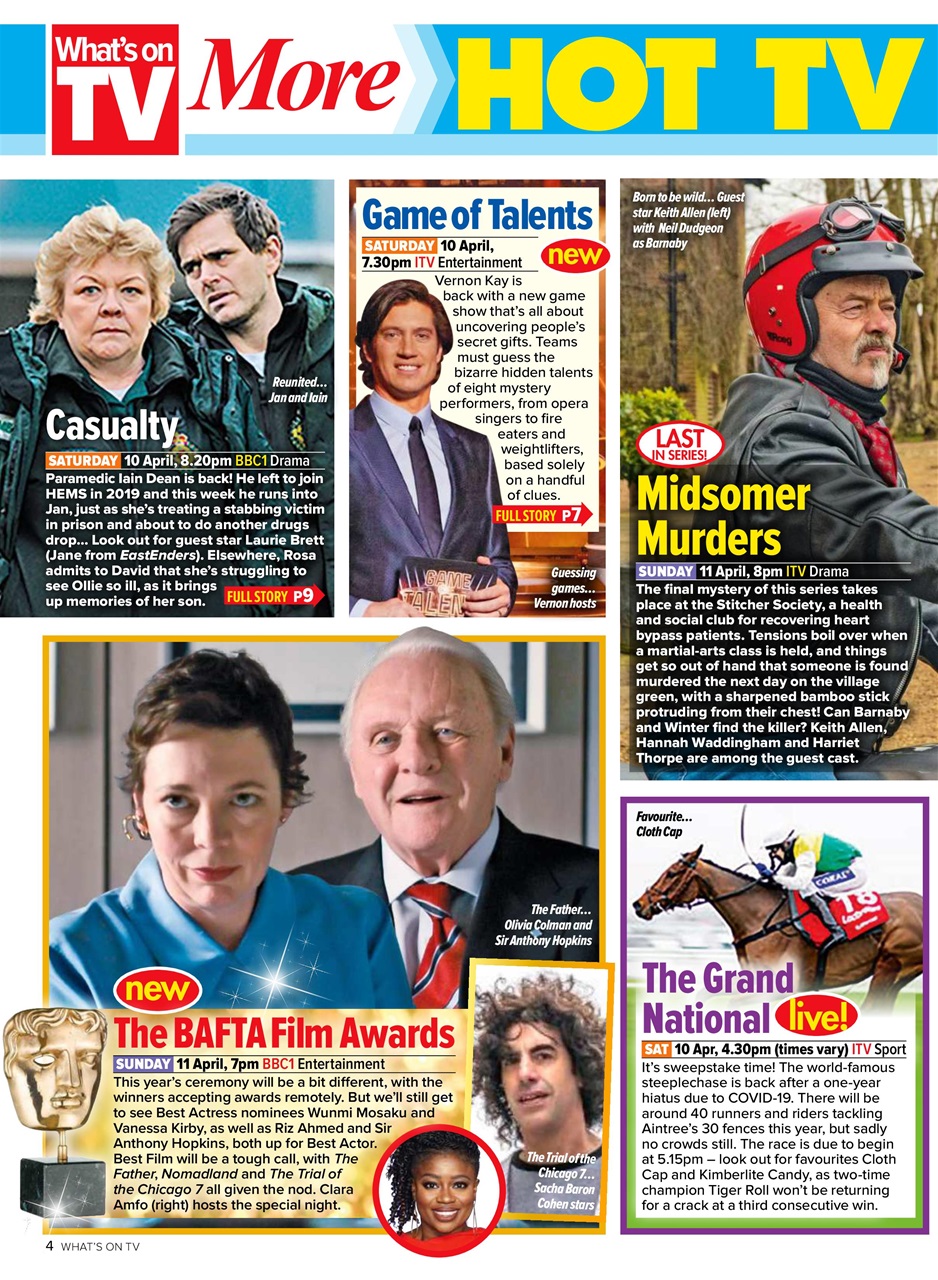 What's on TV Preview Pages