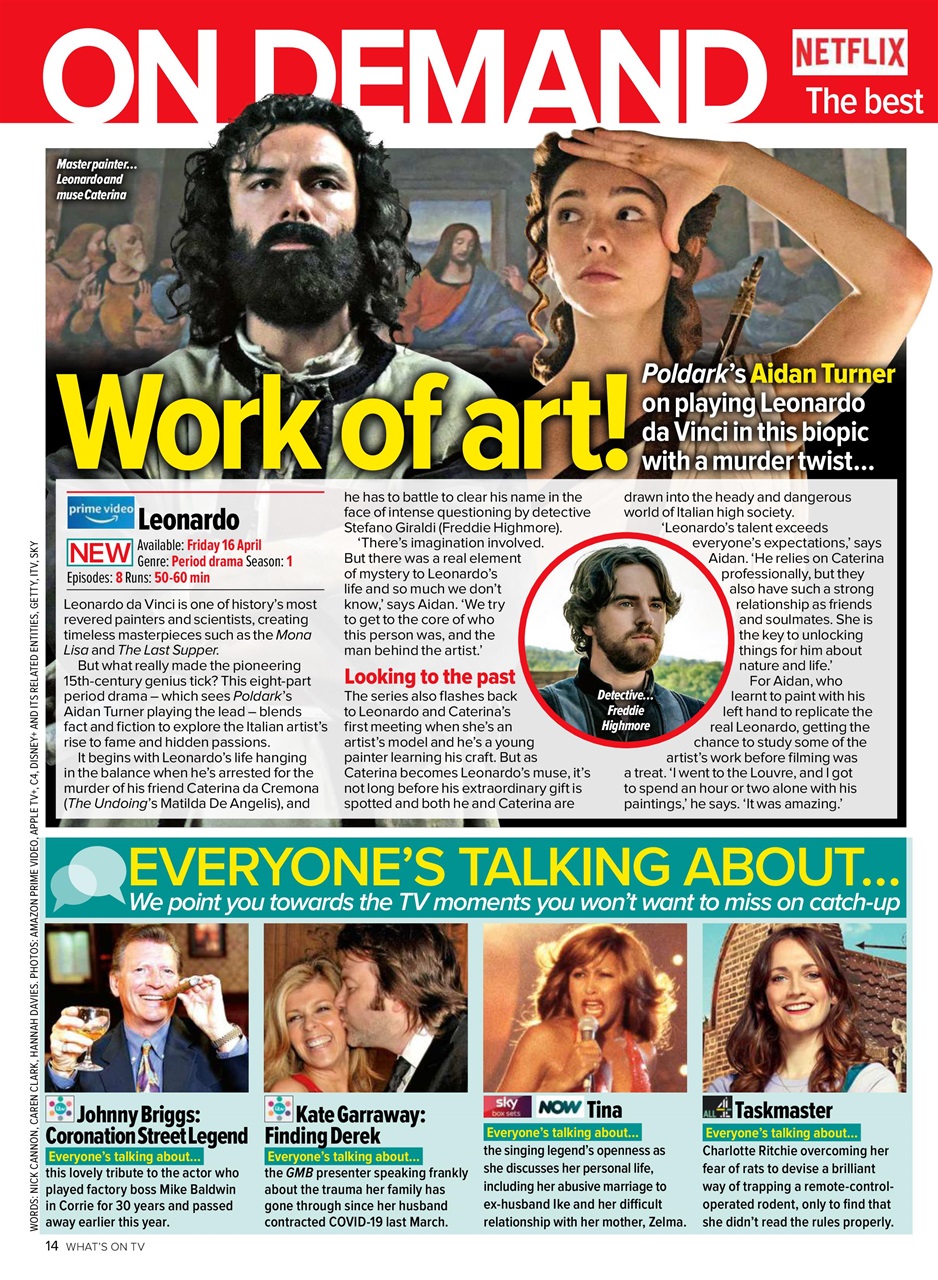 What's on TV Preview Pages