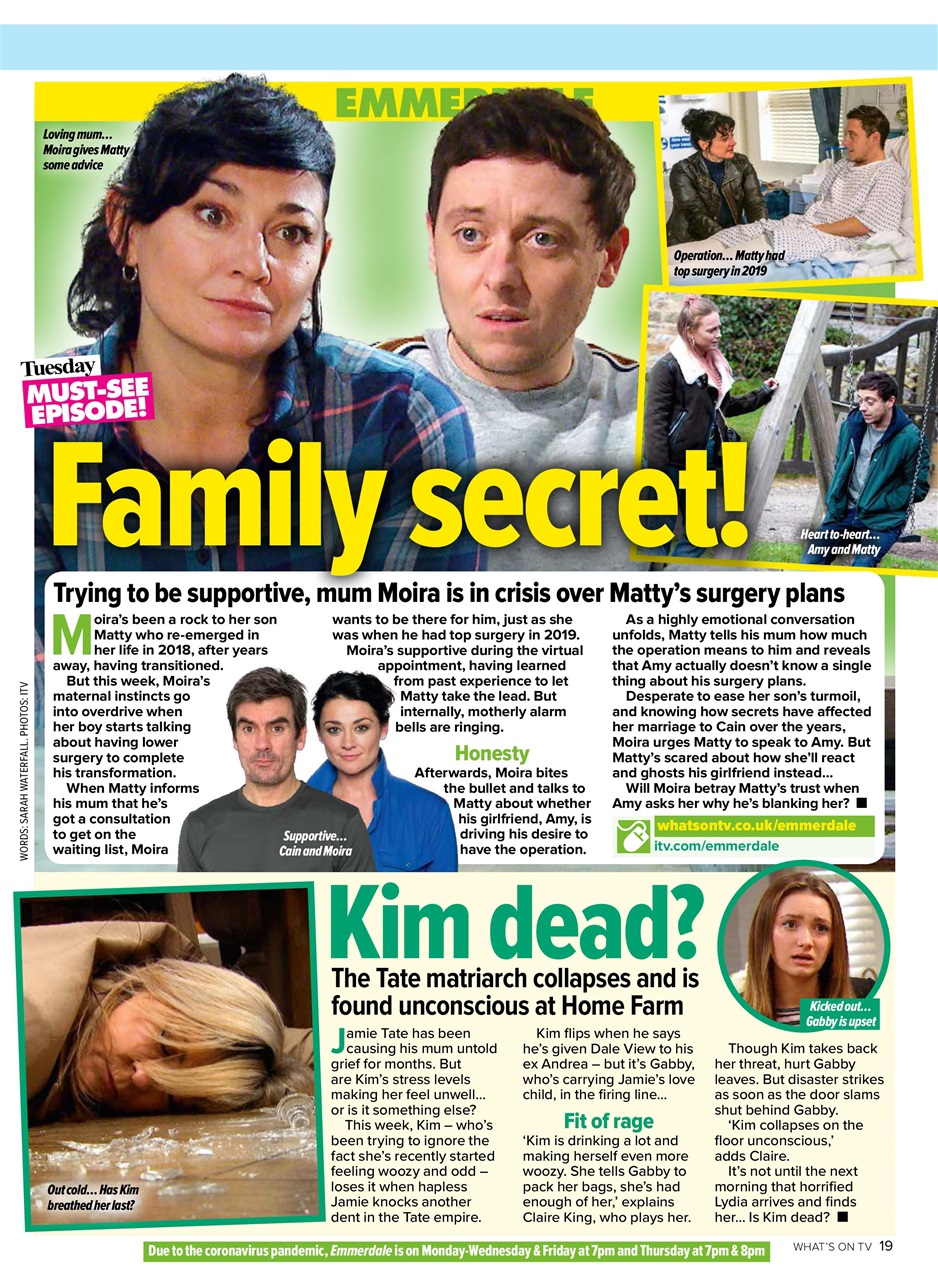 What's on TV Preview Pages