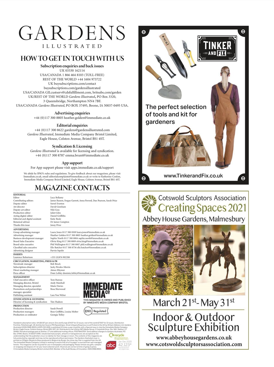 Gardens Illustrated Preview Pages