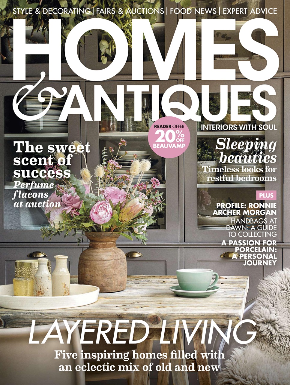 Homes & Antiques Magazine Preview Pages