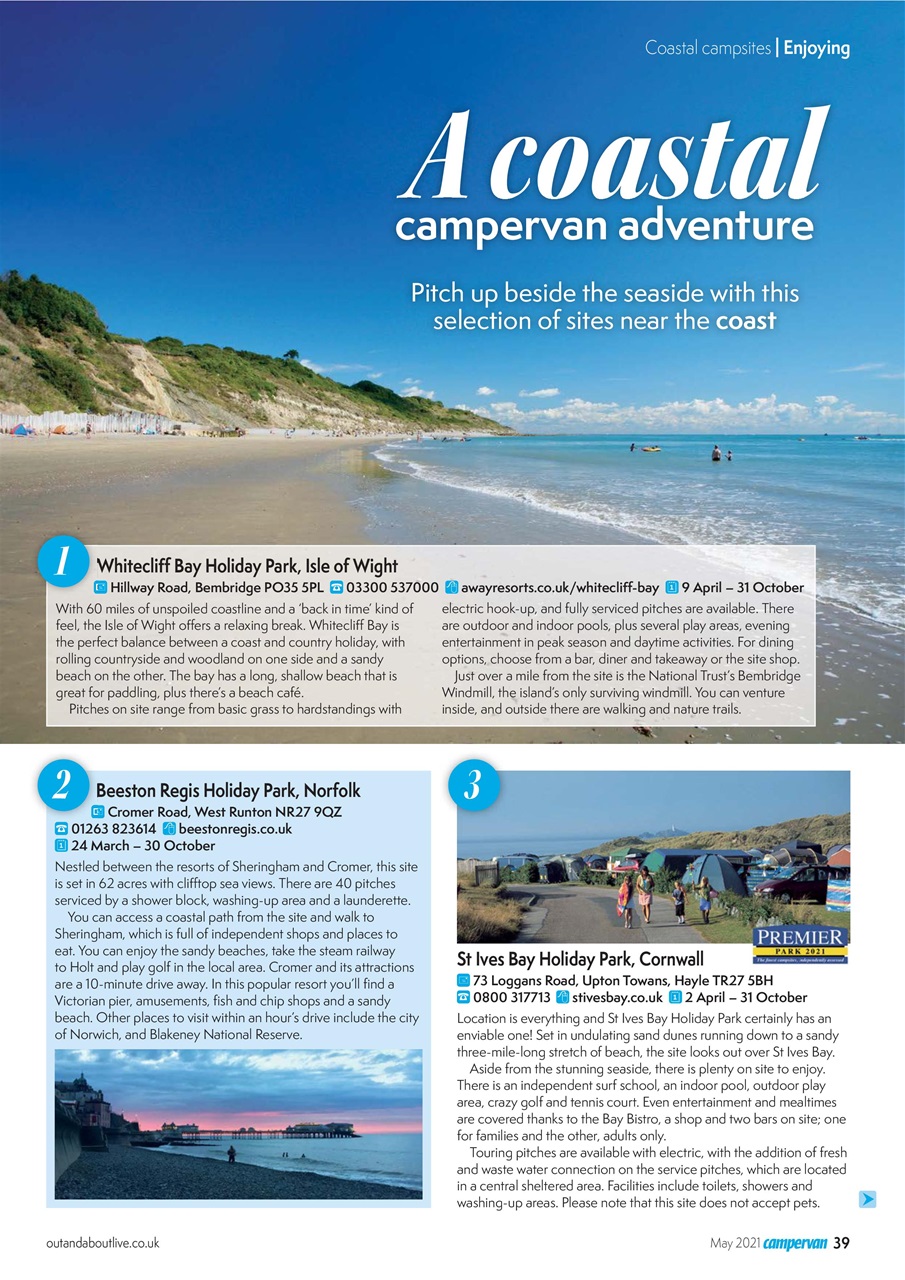 Campervan Preview Pages
