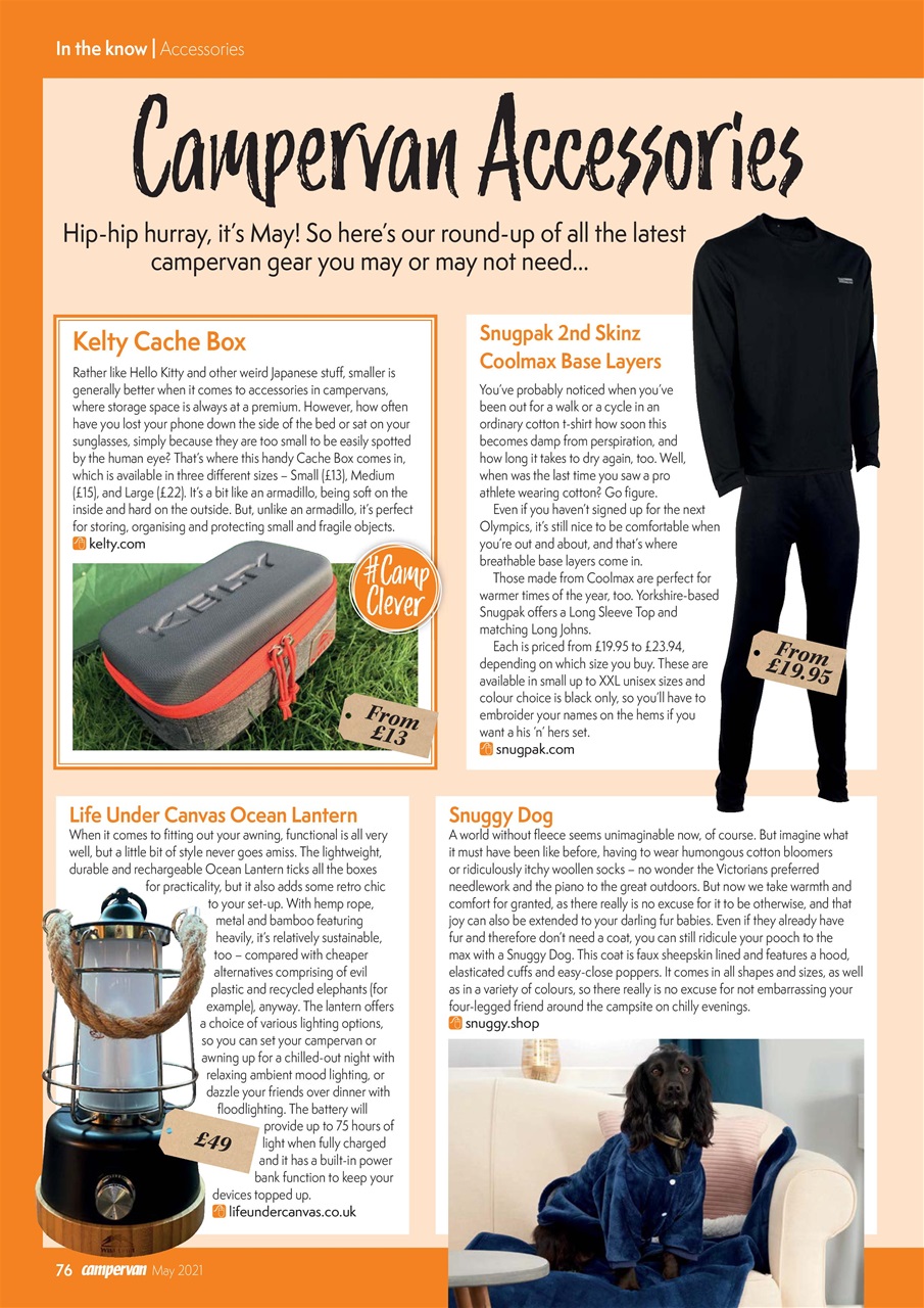 Campervan Preview Pages