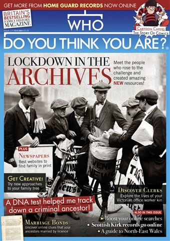 Who Do You Think You Are? issue May-21