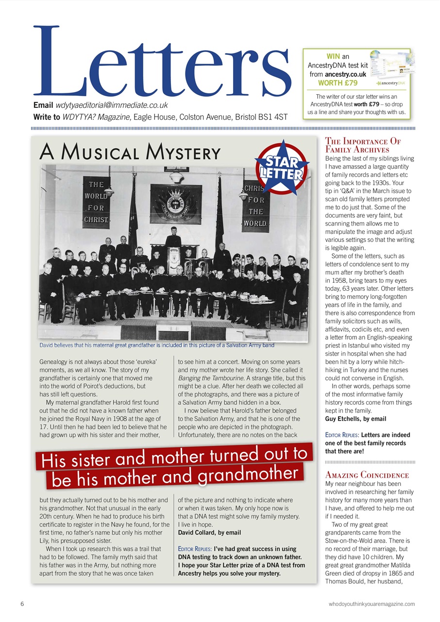 Who Do You Think You Are? Preview Pages