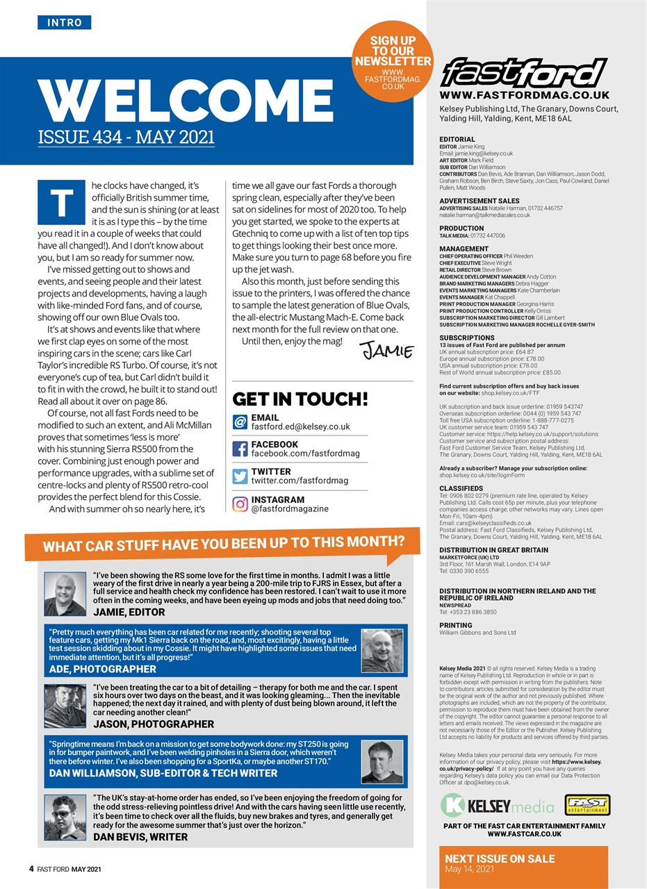 Fast Ford Preview Pages