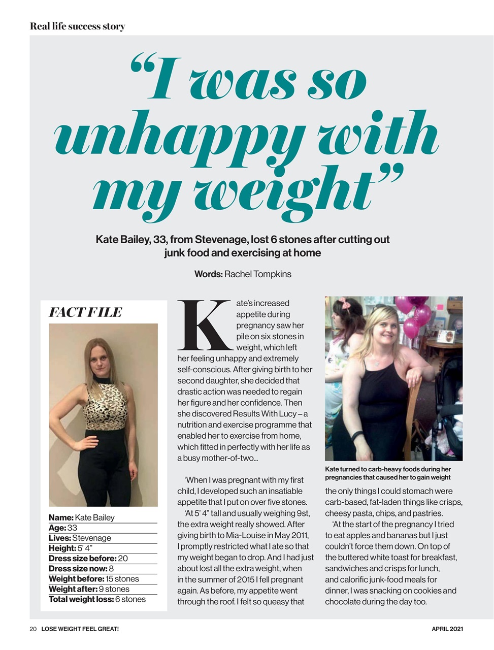 Lose Weight Feel Great Preview Pages