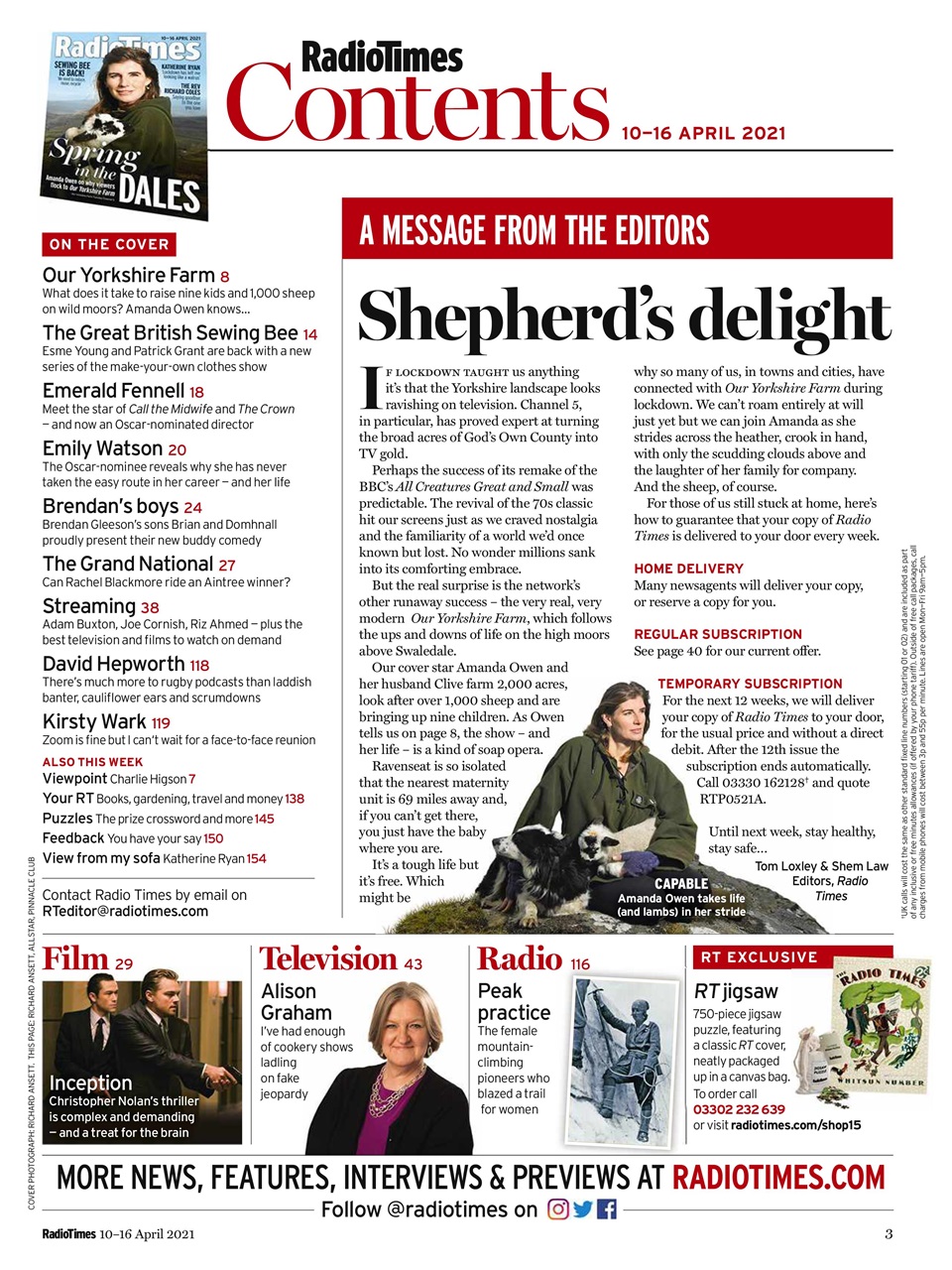 Radio Times Preview Pages