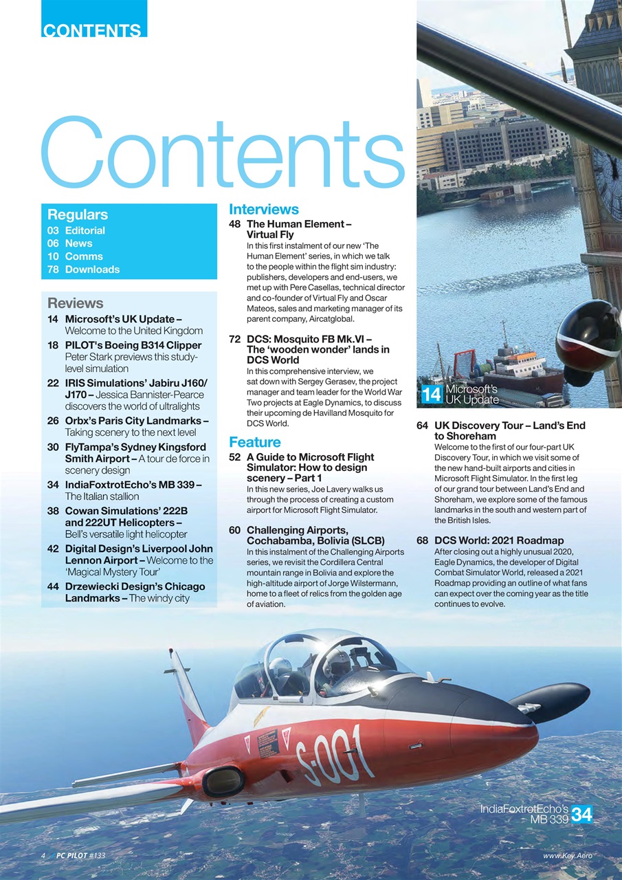 PC Pilot Preview Pages