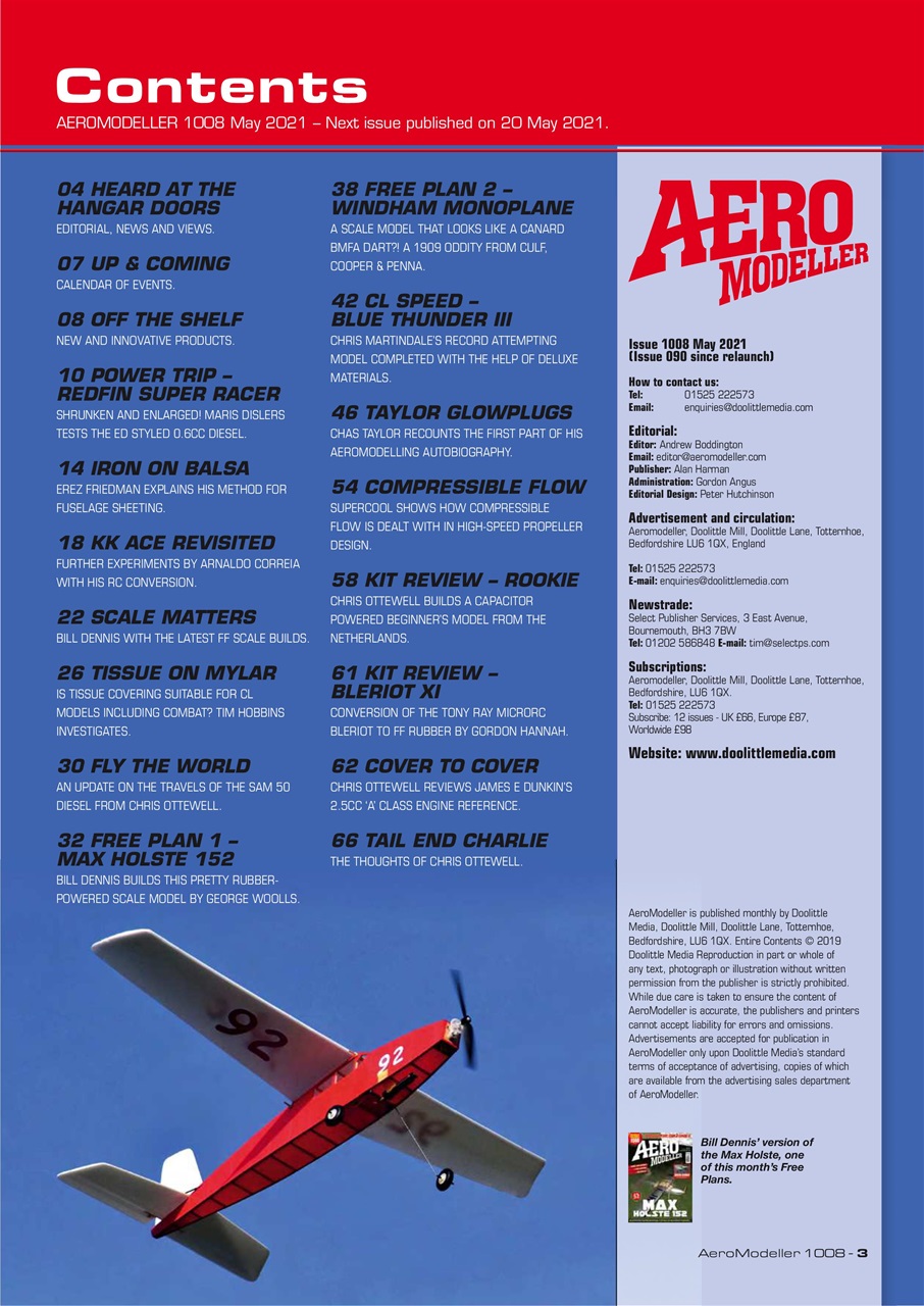AeroModeller Preview Pages
