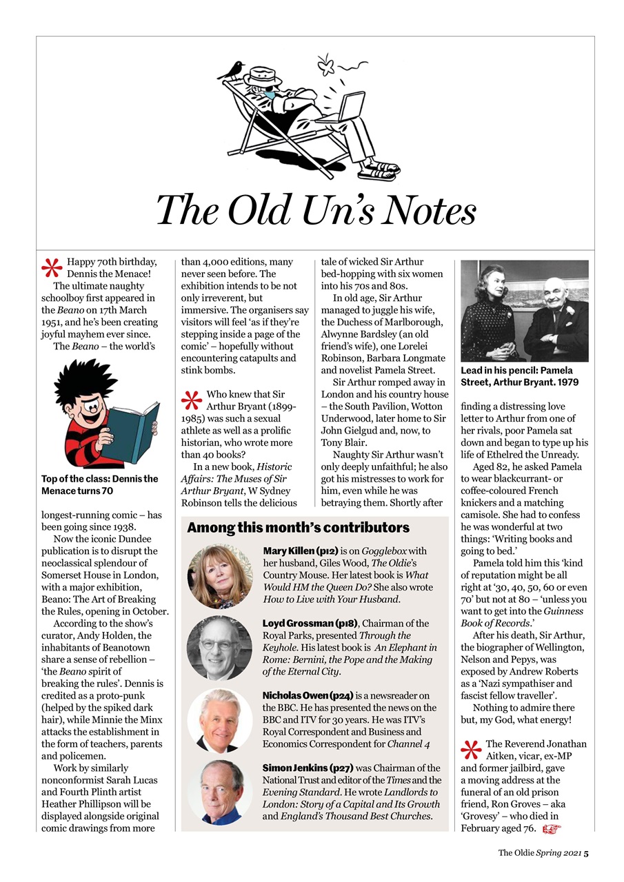 The Oldie Preview Pages