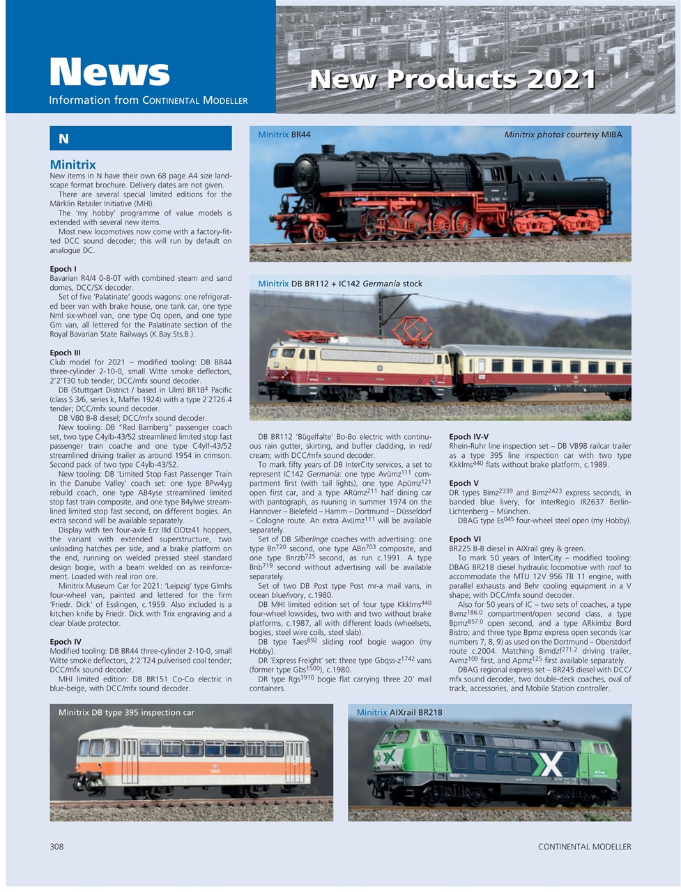 Continental Modeller Preview Pages