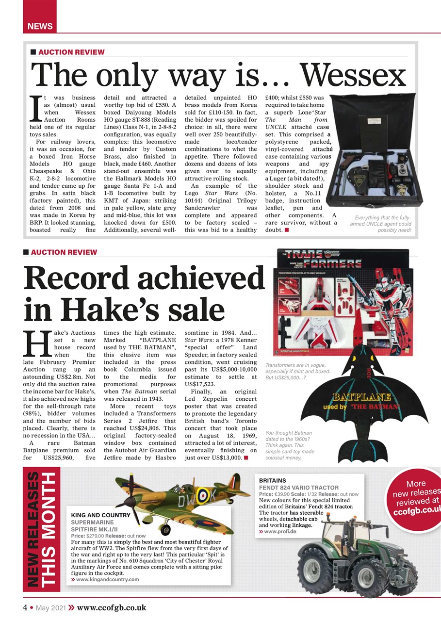 Collectors Gazette Preview Pages