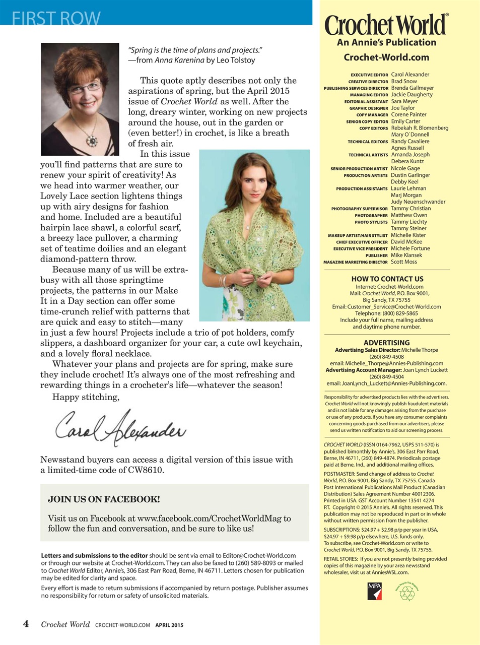 Crochet World Preview Pages