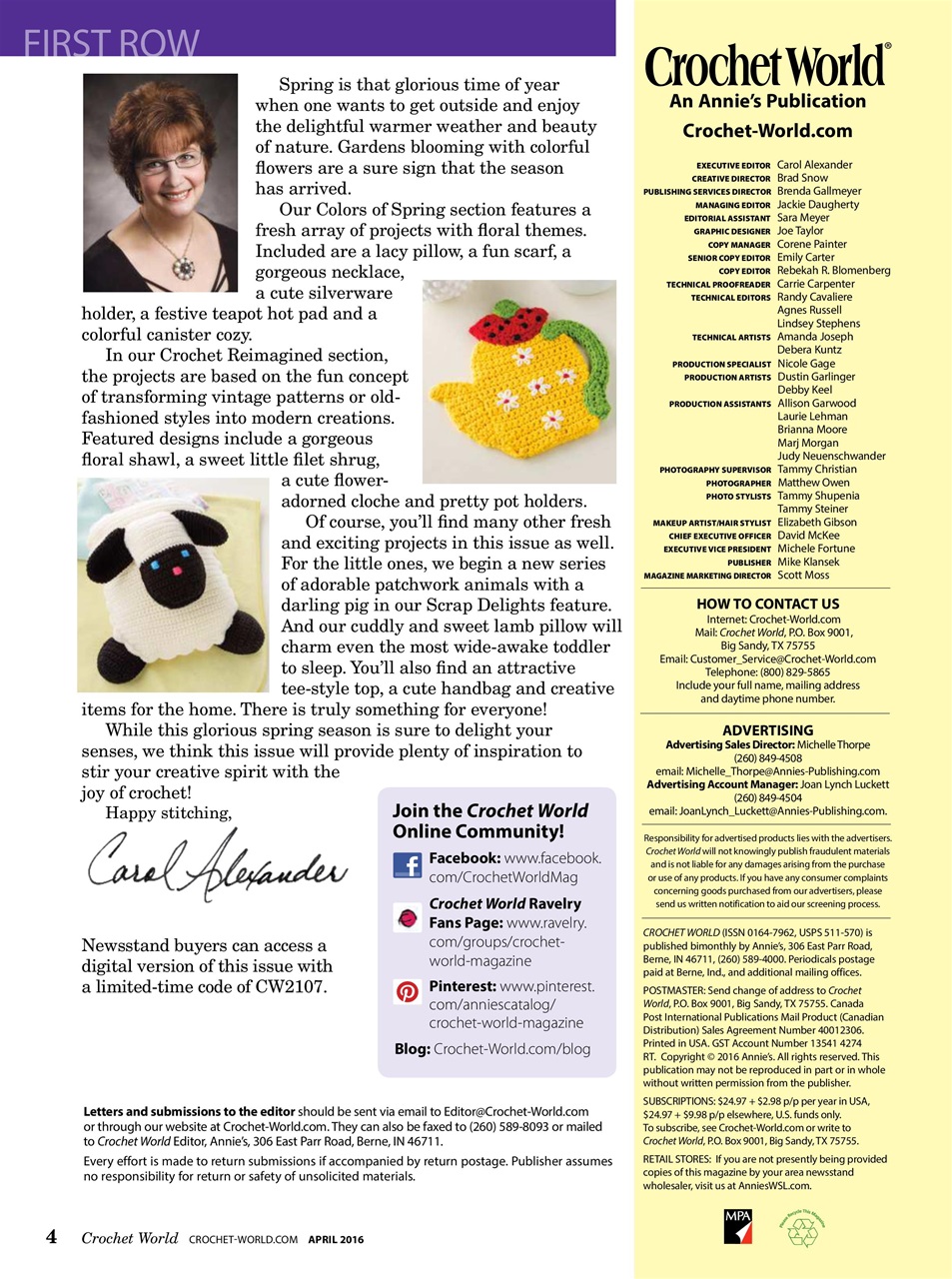 Crochet World Preview Pages