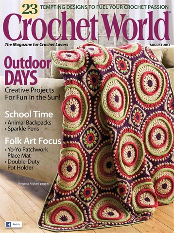 Crochet World issue August 2012