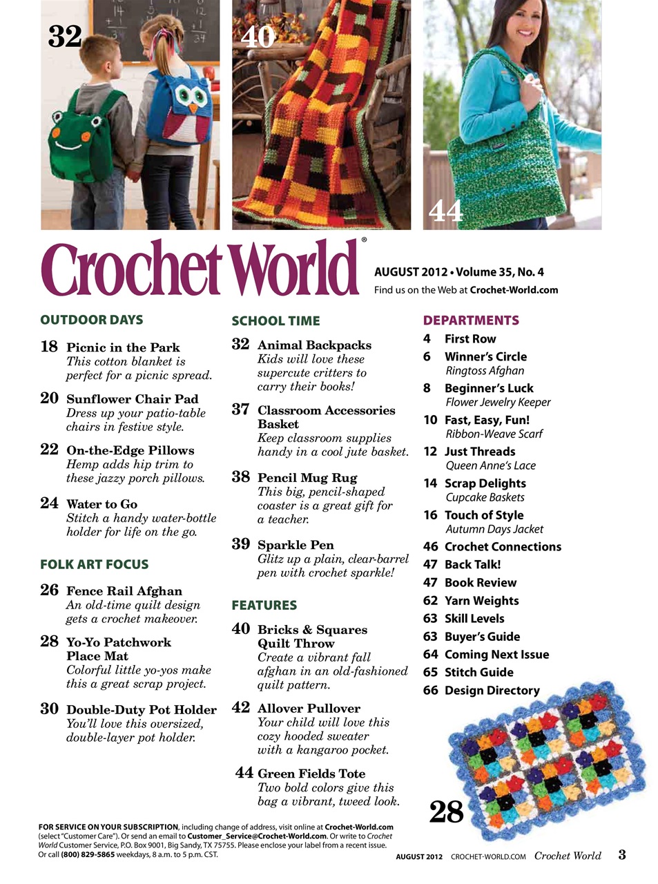 Crochet World Preview Pages