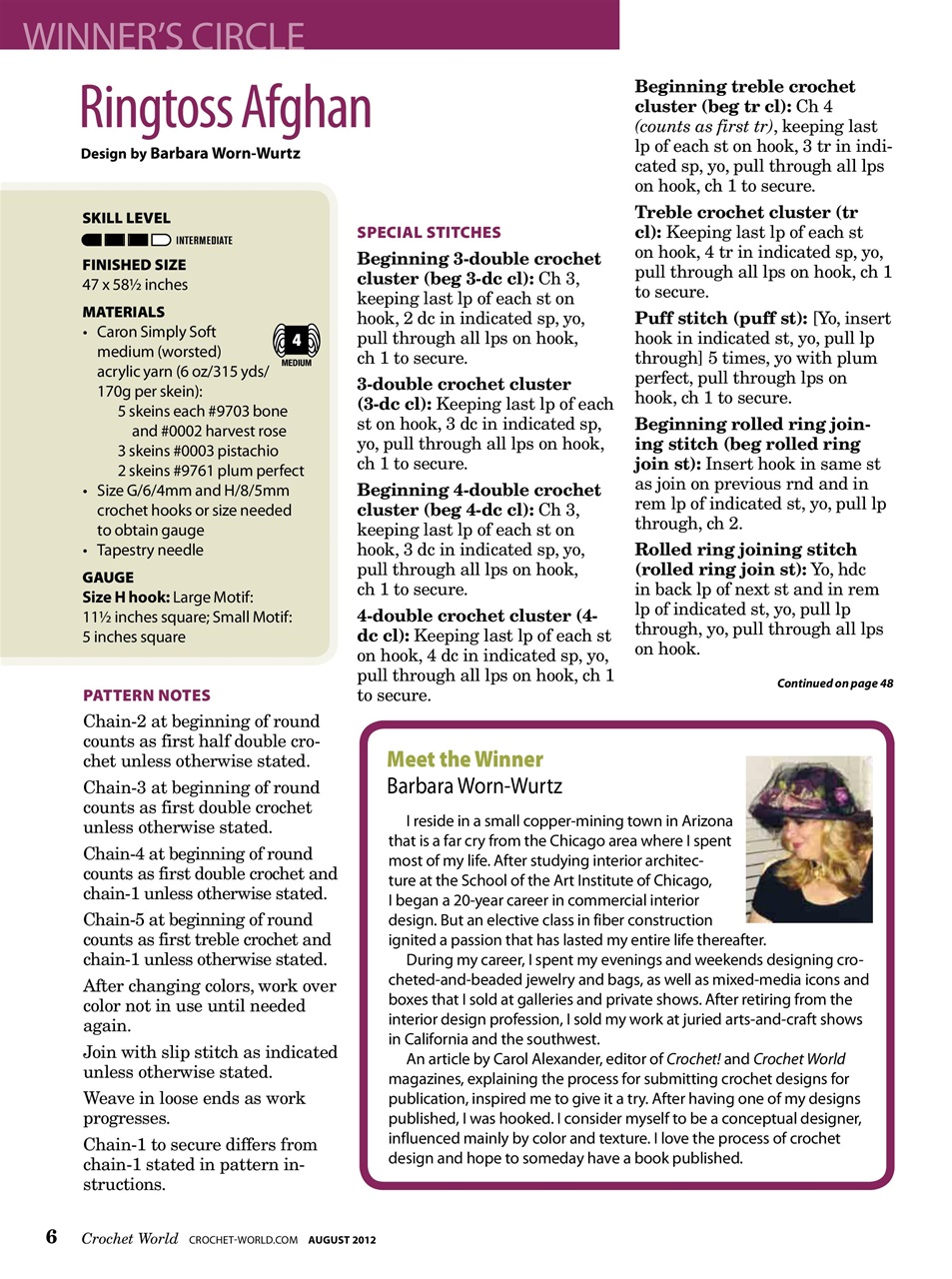 Crochet World Preview Pages