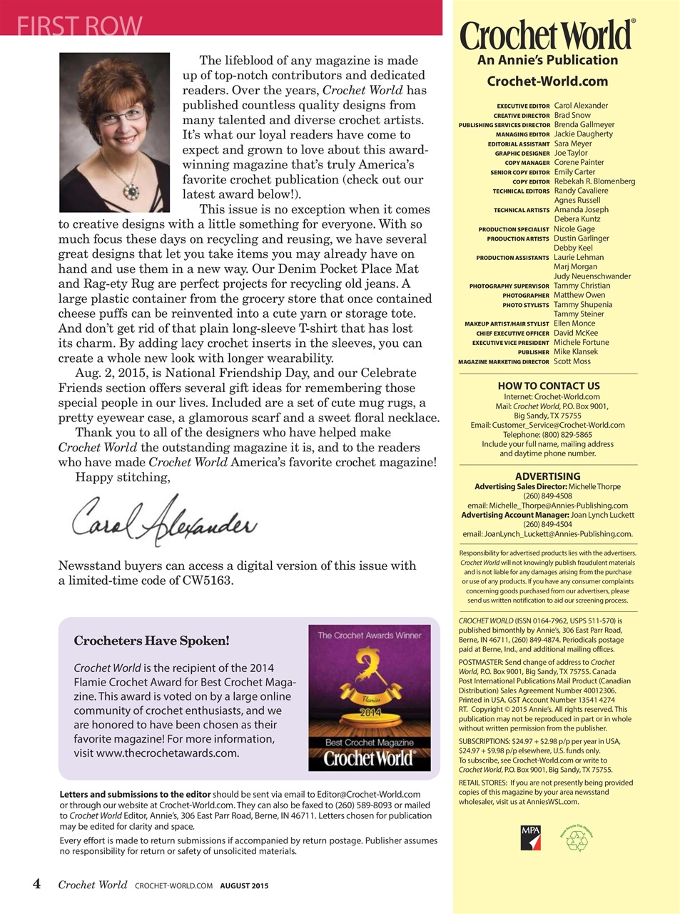 Crochet World Preview Pages