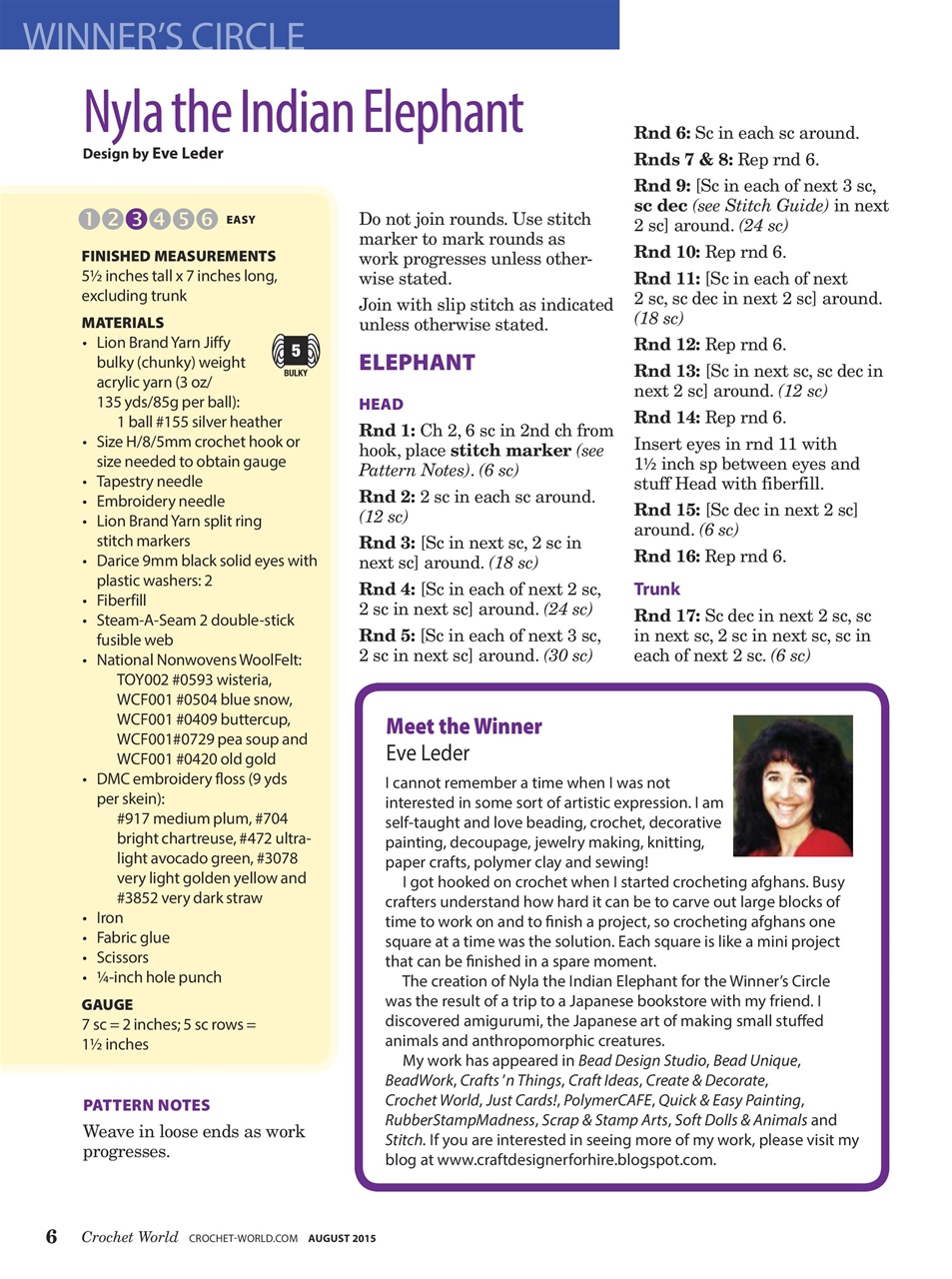 Crochet World Preview Pages