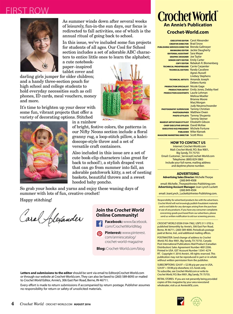 Crochet World Preview Pages